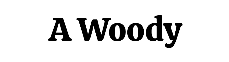 A%2BWoody Calistoga Regular Font