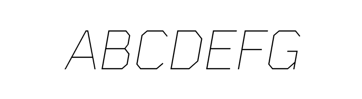 Tomorrow Thin Italic  Free Fonts Download