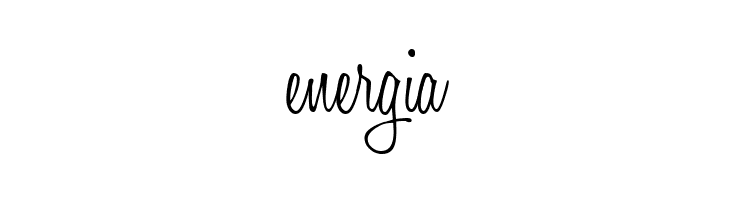 energia Honey Script Light Font