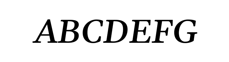 Gelasio Medium Italic  Free Fonts Download