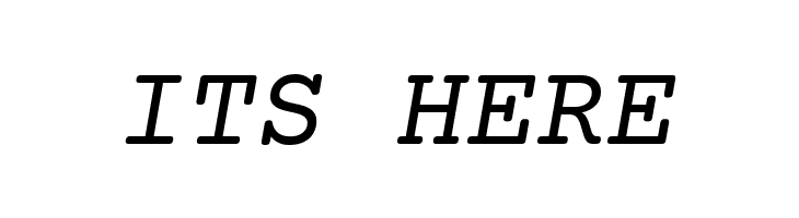 Courier Prime Italic  Free Fonts Download