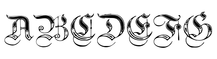 Teutonic No4 DemiBold  Free Fonts Download