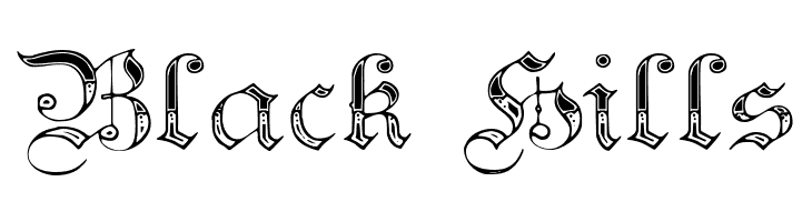 Black%2BHills Teutonic No4 DemiBold Font