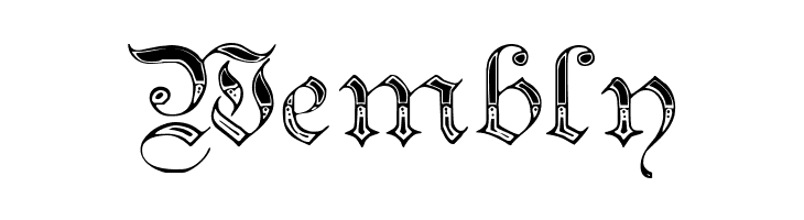 Teutonic No4 DemiBold  Free Fonts Download