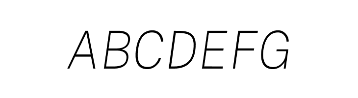 Public Sans Thin Italic  Free Fonts Download