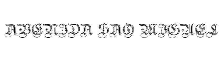 Teutonic No2 DemiBold  Free Fonts Download
