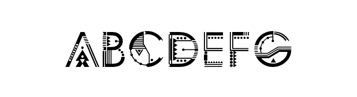 ZILAP GEOMETRIK  Free Fonts Download