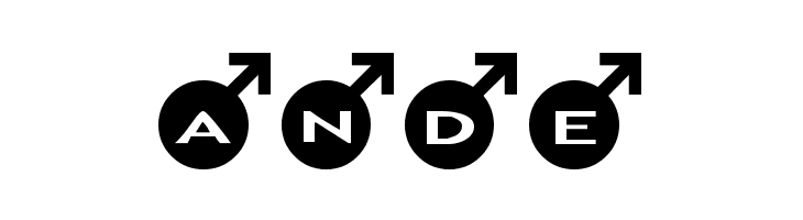 AlphaShapes male  Free Fonts Download