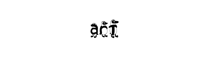 Toronto Zoo Penguins  Free Fonts Download