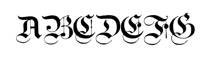Teutonic No1 DemiBold  Free Fonts Download