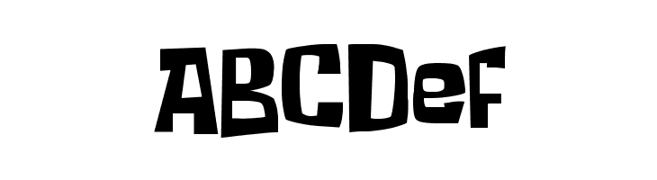 SpongeBob Advance Regular  Free Fonts Download