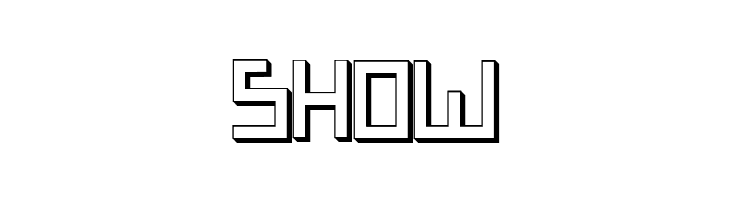 Bionic Type Shadow  Free Fonts Download