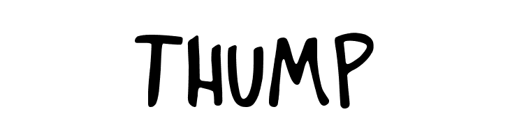 THUMP Dark Poestry Font