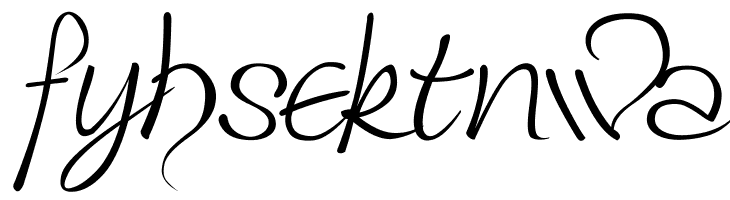 fyhsektnwa Kingthings Wrote Font