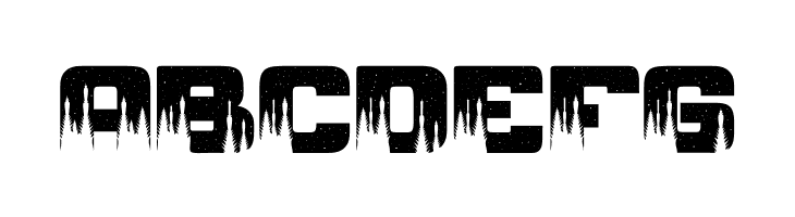 PINE JUNGLE NIGHT Regular  Free Fonts Download