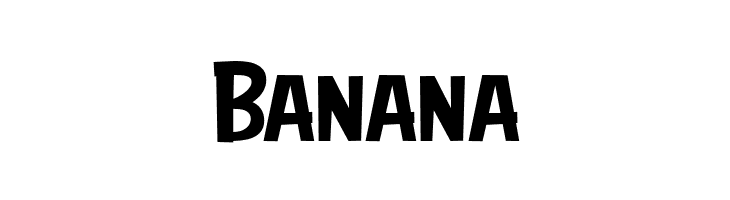 Banana Down Hill Regular Font