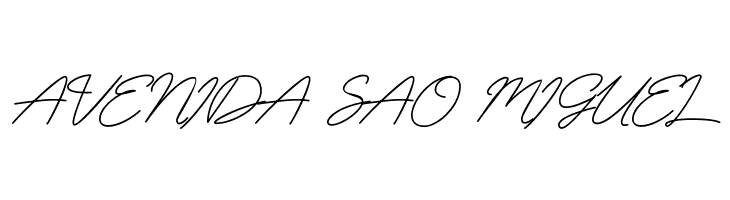 BlueSign  Free Fonts Download