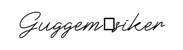 BlueSign  Free Fonts Download