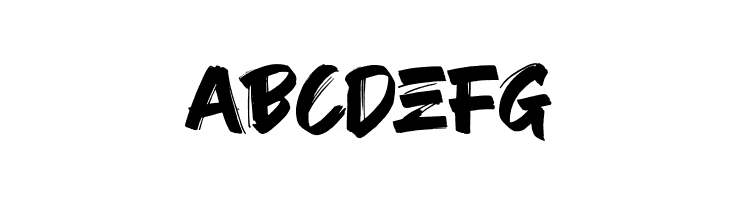 JustBrush  Free Fonts Download