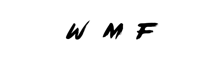 OpenBrush  Free Fonts Download