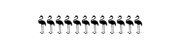 Funky Flamingo DEMO Regular  Free Fonts Download