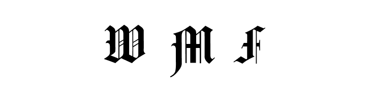 Hansa Gotisch UNZ1L Italic  Free Fonts Download