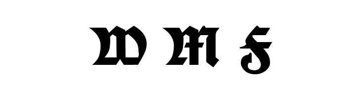 Moderne Fette Schwabacher UNZ1A  Free Fonts Download