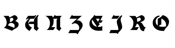 Moderne Fette Schwabacher UNZ1A Italic  Free Fonts Download