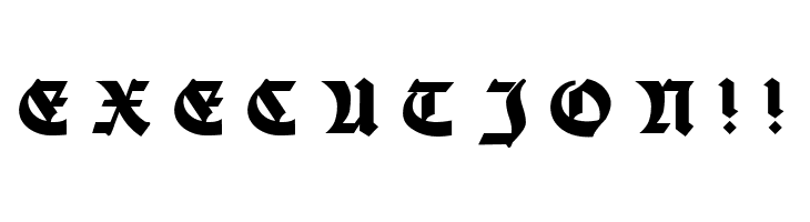 Moderne Fette Schwabacher UNZ1A Italic  Free Fonts Download