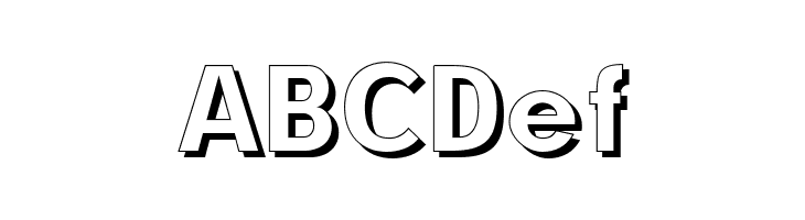 CATNeuzeitSchatten  Free Fonts Download