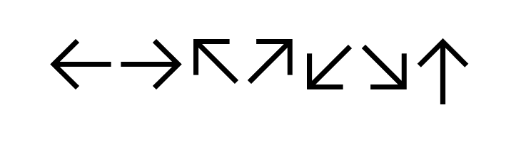 CAT Pfeile  Free Fonts Download