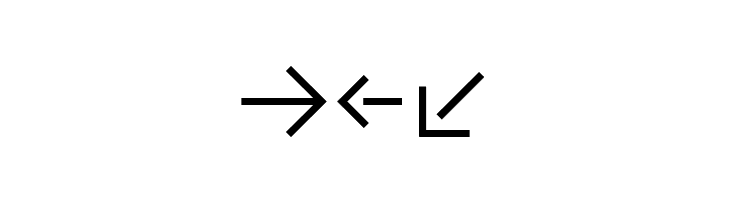 CAT Pfeile  Free Fonts Download