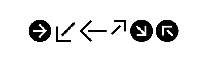 CAT Pfeile  Free Fonts Download