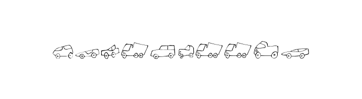 Fantastique Cars  Free Fonts Download