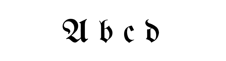Berthold  Mainzer Fraktur UNZ1A Italic  Free Fonts Download