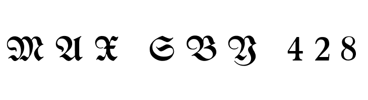 Berthold  Mainzer Fraktur UNZ1A Italic  Free Fonts Download