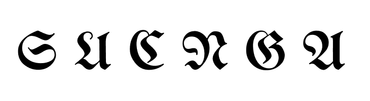 Berthold  Mainzer Fraktur UNZ1A Italic  Free Fonts Download
