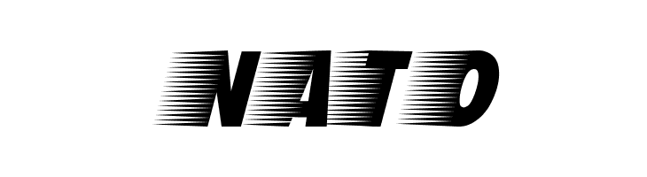 NATO BreezedCaps BoldOblique Font