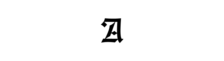 Gotisch Weiss UNZ1A  Free Fonts Download