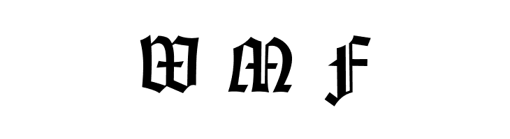 Gotisch Weiss UNZ1A  Free Fonts Download