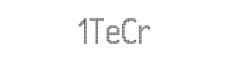 24LED  Free Fonts Download