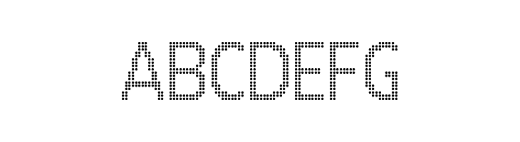 24LED  Free Fonts Download