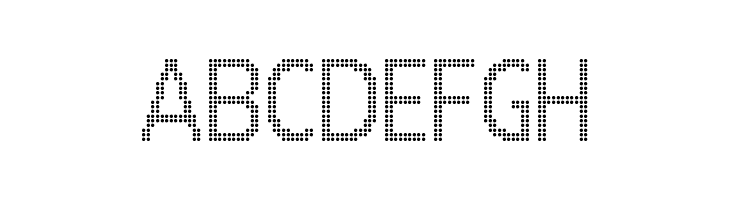 24LED  Free Fonts Download