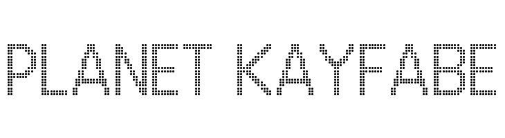 24LED  Free Fonts Download