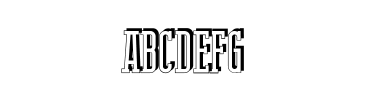 Berlin Email Serif Shadow  Free Fonts Download