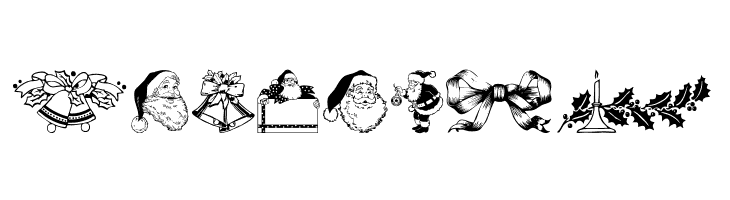 Xmas Clipart  Free Fonts Download