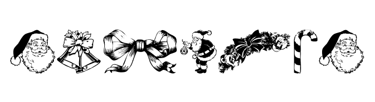 Xmas Clipart  Free Fonts Download