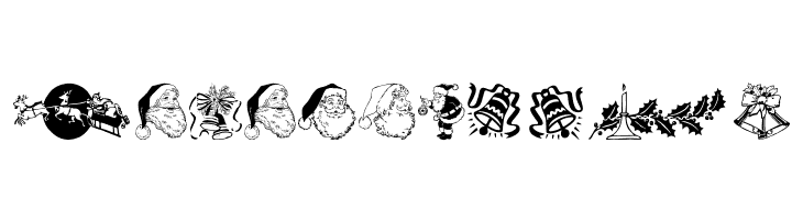 Xmas Clipart  Free Fonts Download