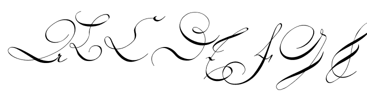 18th Century Initials  Free Fonts Download