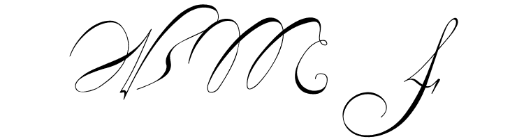 18th Century Initials  Free Fonts Download